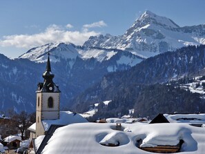 Exterior - Ski-in/ski-out apartment with balcony and included WIFI (Notre-Dame-de-Bellecombe)