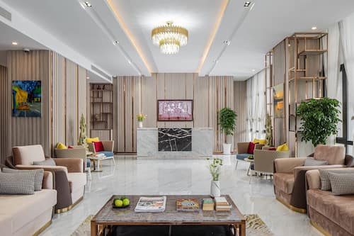 Lobby sitting area