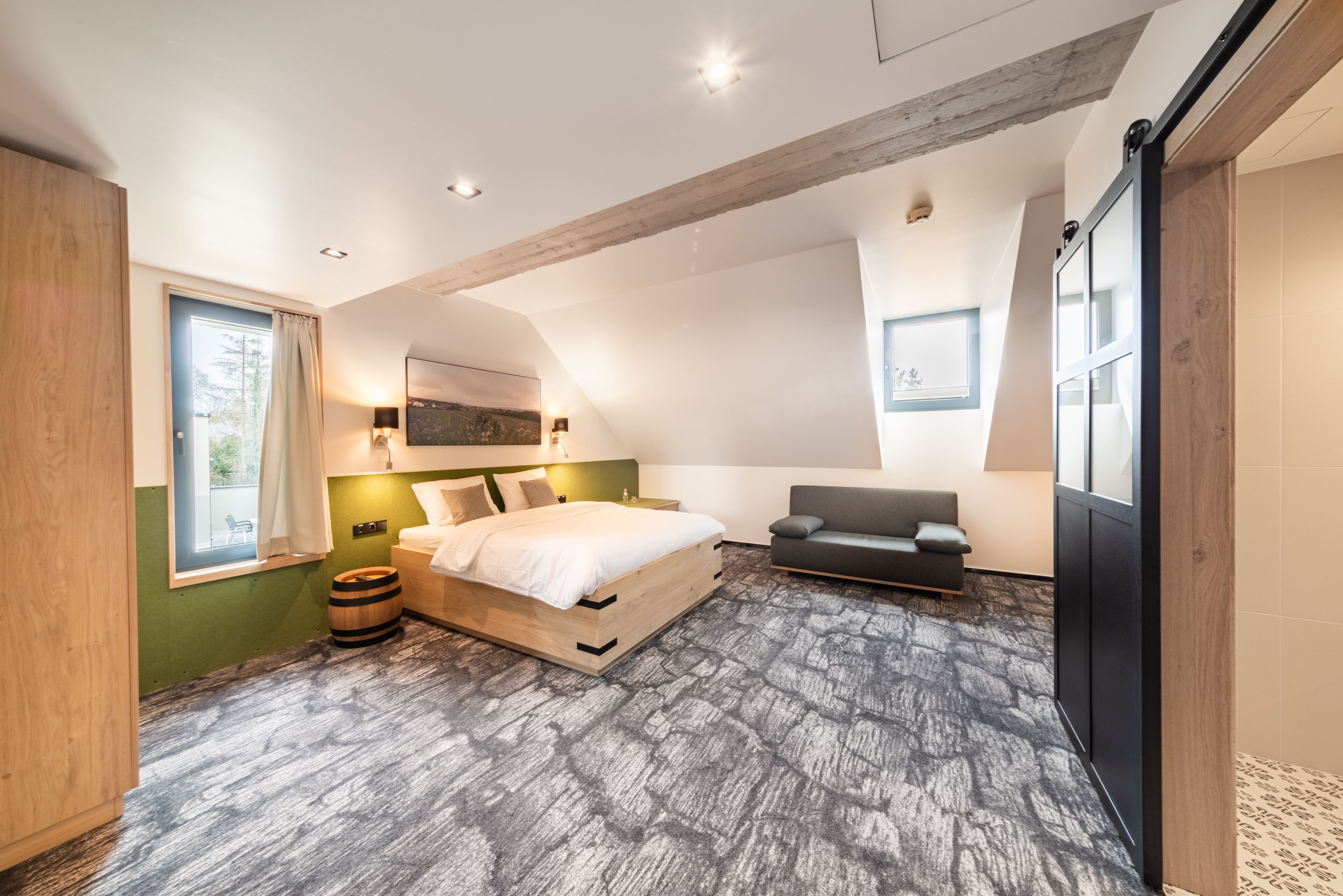 family suite | egyptian cotton sheets, premium bedding, in-room safe, desk