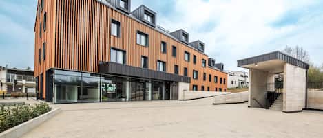 Façade de l’hébergement