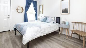 2 chambres, fer et planche à repasser, lit parapluie, Wi-Fi gratuit