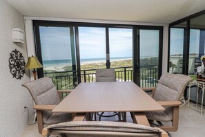 Dining - Anastasia 507 Direct Ocean Front with Birds Eye Views! (St Augustine)