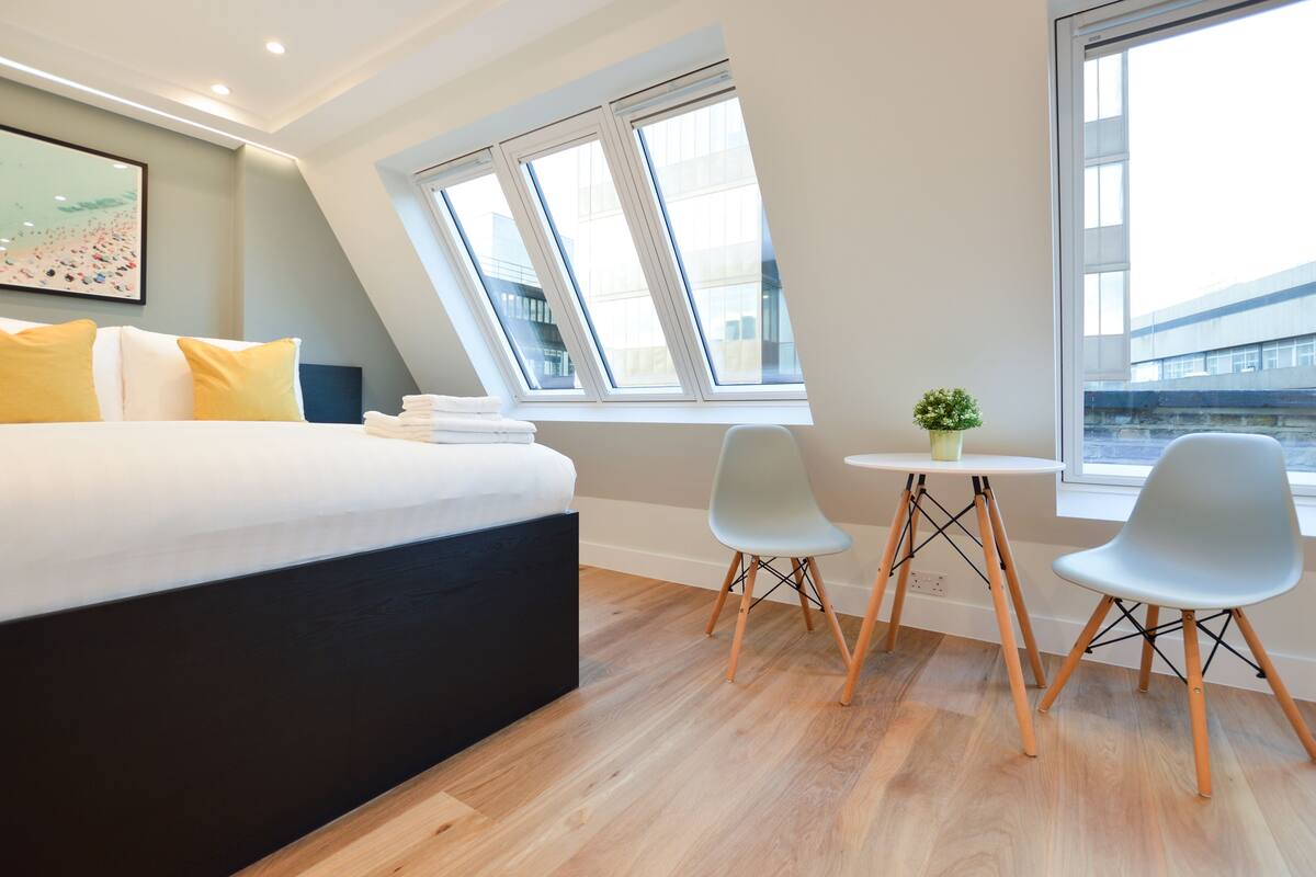 Standard Studio Apartment | 防敏寢具、遮光窗簾/窗簾、熨斗/熨衫板、免費 Wi-Fi