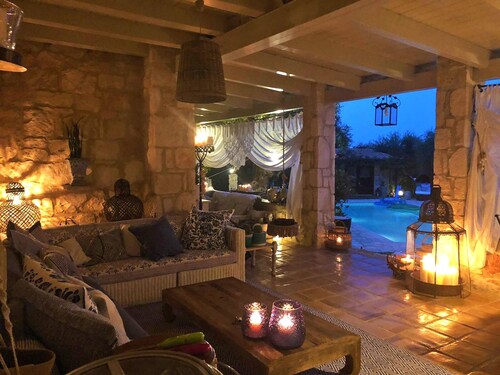 Villa Lalla with private pool 5 min from the Gulf of Turtles