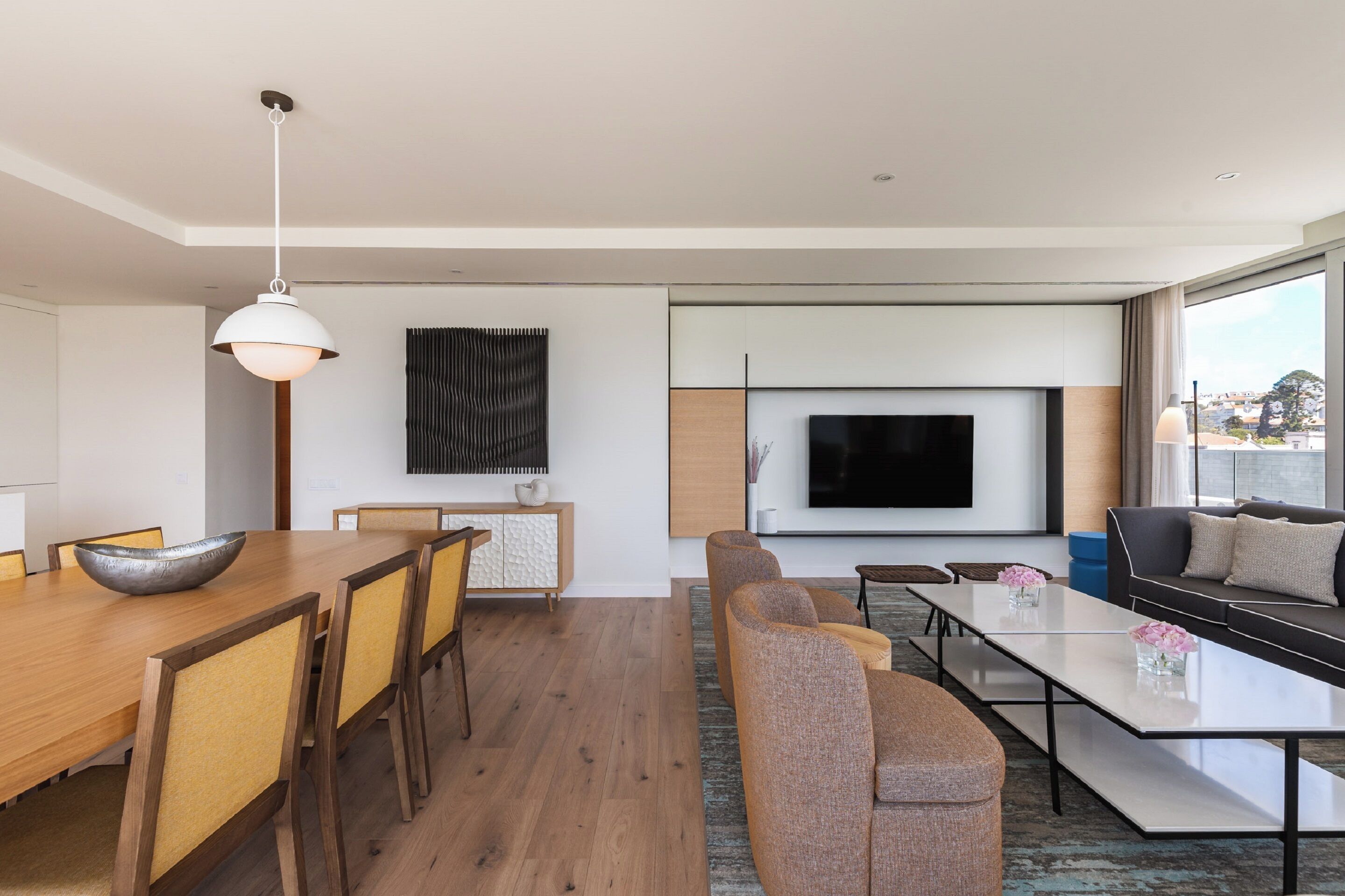 Phòng Suite Premium, 1 giường cỡ queen, quang cảnh sông, góc | Phòng ăn