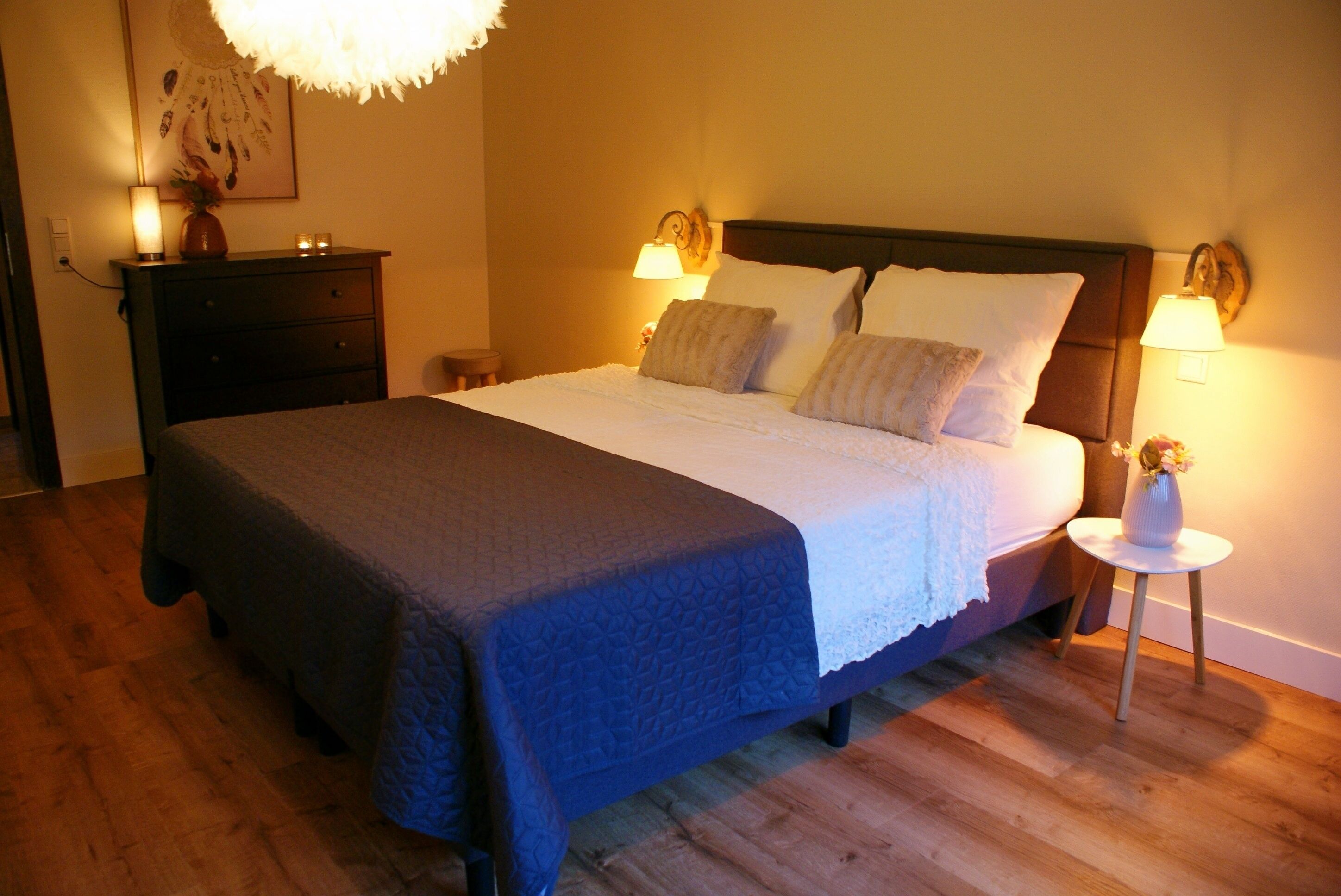 7 slaapkamers, een bureau, reisbedje, gratis wifi