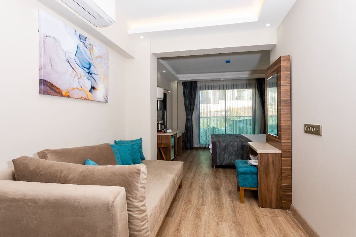 Junior-Zimmer, Bergblick | 2 Schlafzimmer, Bettwäsche aus ägyptischer Baumwolle