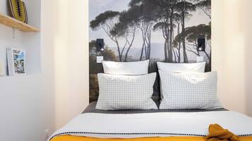 2 slaapkamers, een strijkplank/strijkijzer, reisbedje, wifi