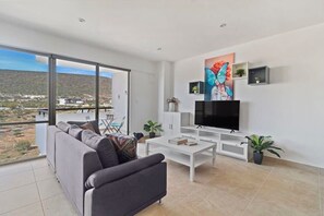 Televisie en een kantoor