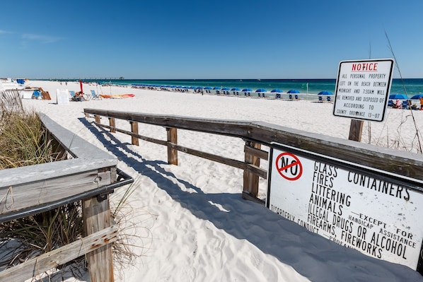 Beach nearby