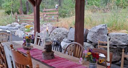 A Jewel at the Edge of the Mission Mountains, secluded, quiet &lots of wildlife.