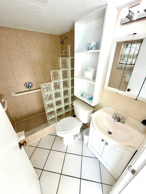 Shower, hair dryer, towels - Ocean Overlook - Sea View at Symphony Beach Club! (Ormond Beach)