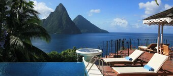 St. Lucia's Best View!  Le Gallerie of Sea and Sun
