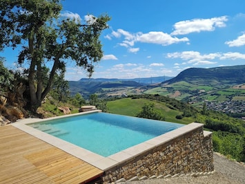 Vue sur piscine