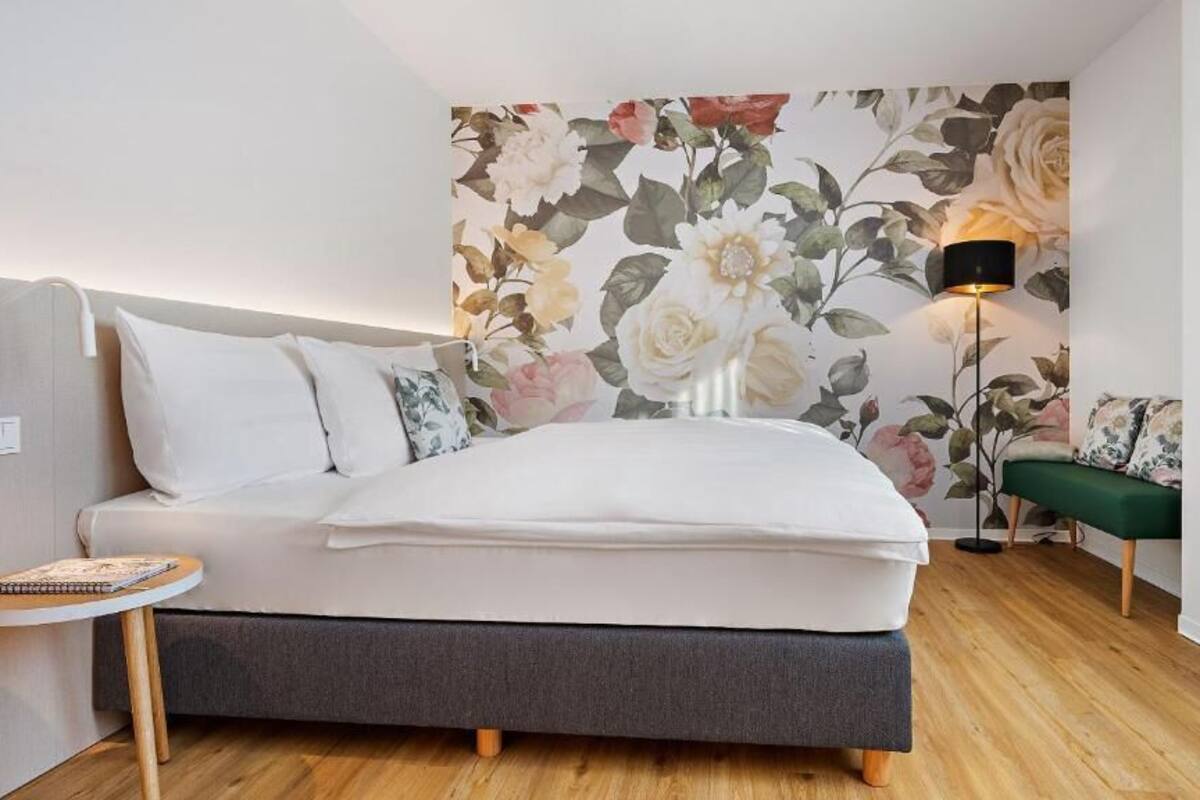 Hypo-allergenic bedding available, desk, laptop workspace, soundproofing