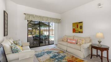 Family House, 5 Bedrooms | Living area | Smart TV, foosball