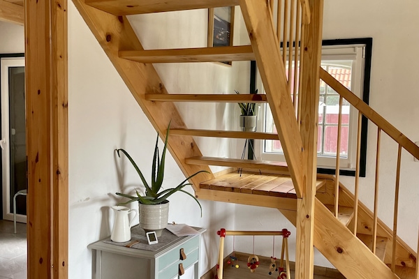 Treppe in den ersten Stock