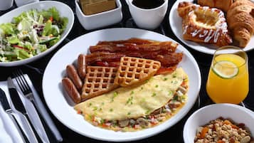 Frokostbuffé hver dag (mot et tillegg)