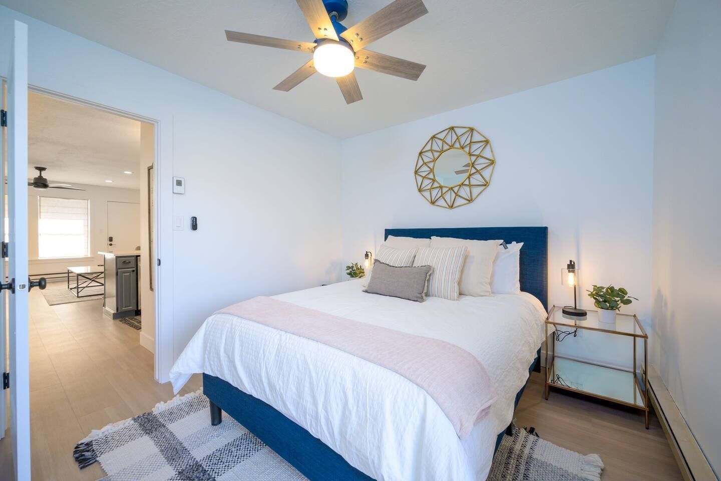 2 bedrooms, iron/ironing board, free WiFi, bed sheets