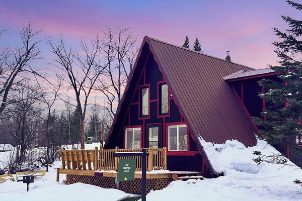 Greetings from the Campfire Lodge, Big Snow Country USA