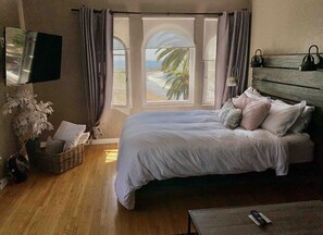 1 غرفة نوم ومكواة/لوح كي وخدمة الإنترنت