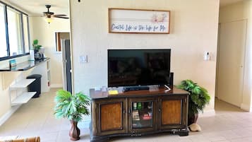 Smart-TV, DVD-Player, Bücher