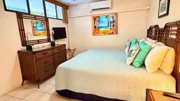 2 soverom, strykejern/-brett, reiseseng for barn og wi-fi (inkludert)