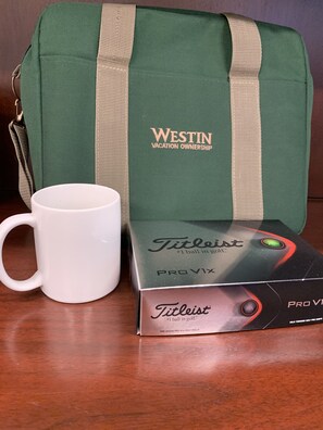 Golf enthusiasts can enjoy their game with a convenient storage space for their gear.