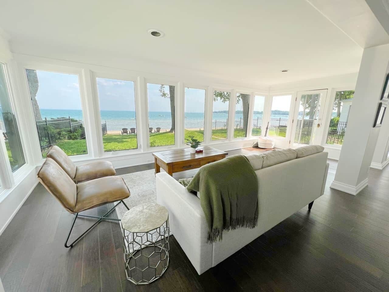 TV connectée, cheminée