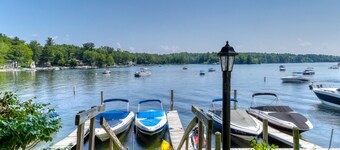 Dog-Friendly Lakefront Cottage w/Lake Access, Deck, Gas Grill, A/C