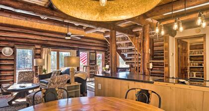 Classic Colorado Log Home w/ Mountain Views!
