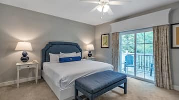 1 bedroom, laptop workspace, iron/ironing board, bed sheets