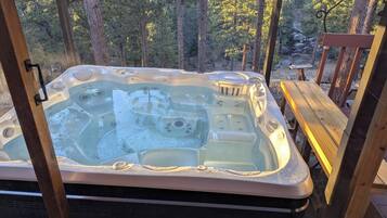 Idromassaggio all'aperto