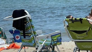 Beach nearby, sun loungers