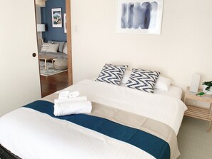 2 bedrooms, iron/ironing board, free WiFi, bed sheets - OUCHI HOTEL Hijiyama (Hiroshima)