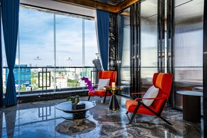 Zona de estar del vestíbulo