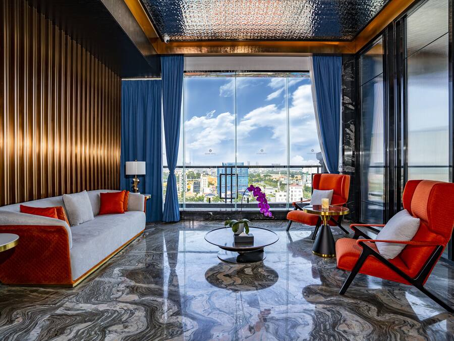 Sala de estar en el lobby