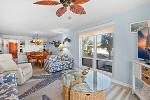 TV - 🌅 Unit 105 at Gulf Gate – Spacious Dual-View Condo for Up to 6 Guests (St Pete Beach)