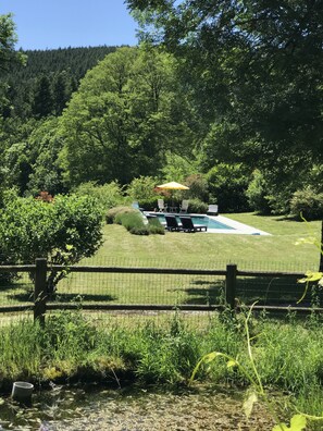 Opvarmet pool, liggestole