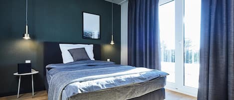 In-room safe, desk, laptop workspace, blackout drapes