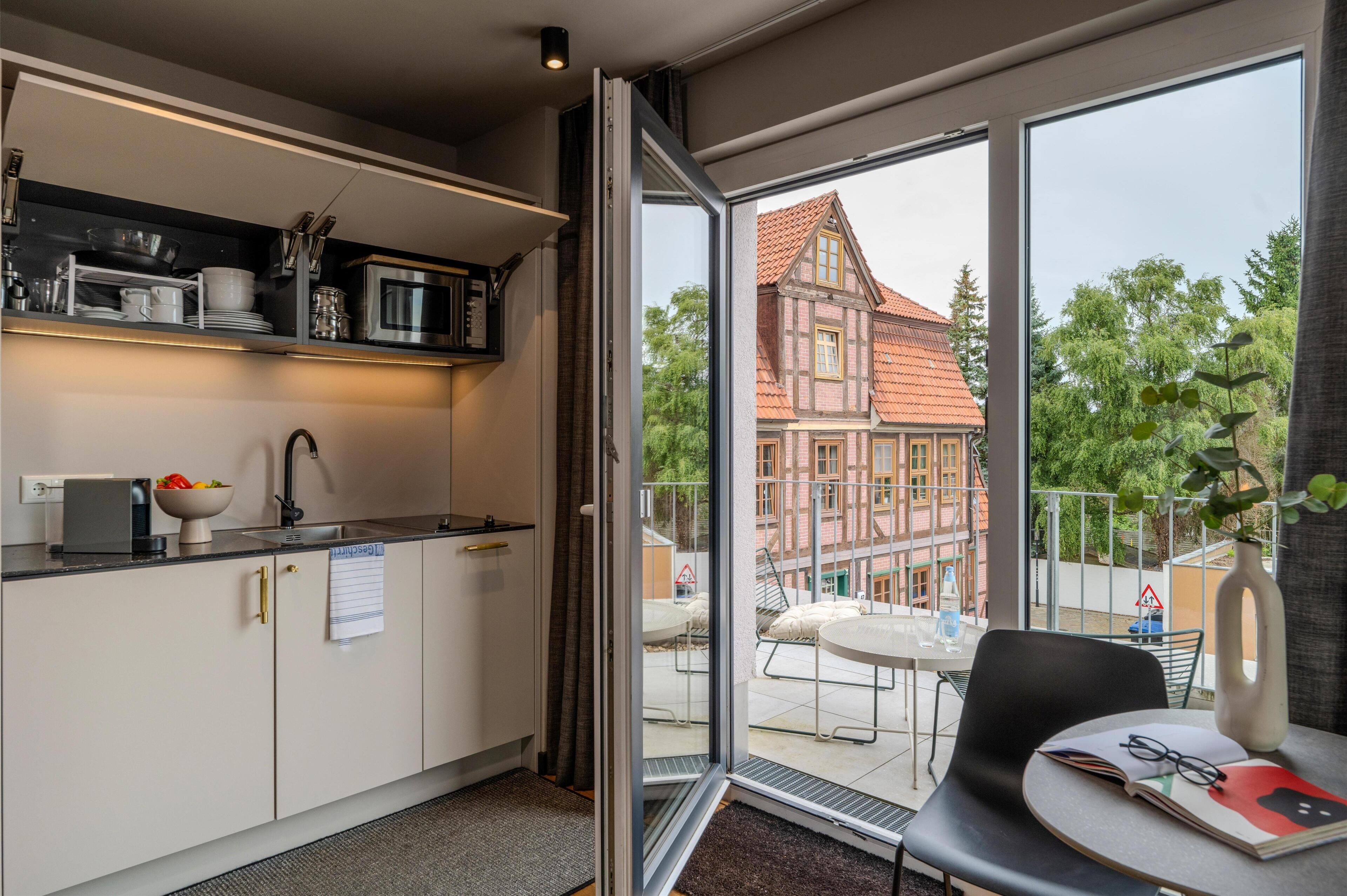 Medium Plus Apartment, 1 Queen Bed, Full Kitchen | Eigene Kochnische
