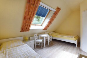 2 chambres, lit parapluie, Wi-Fi gratuit