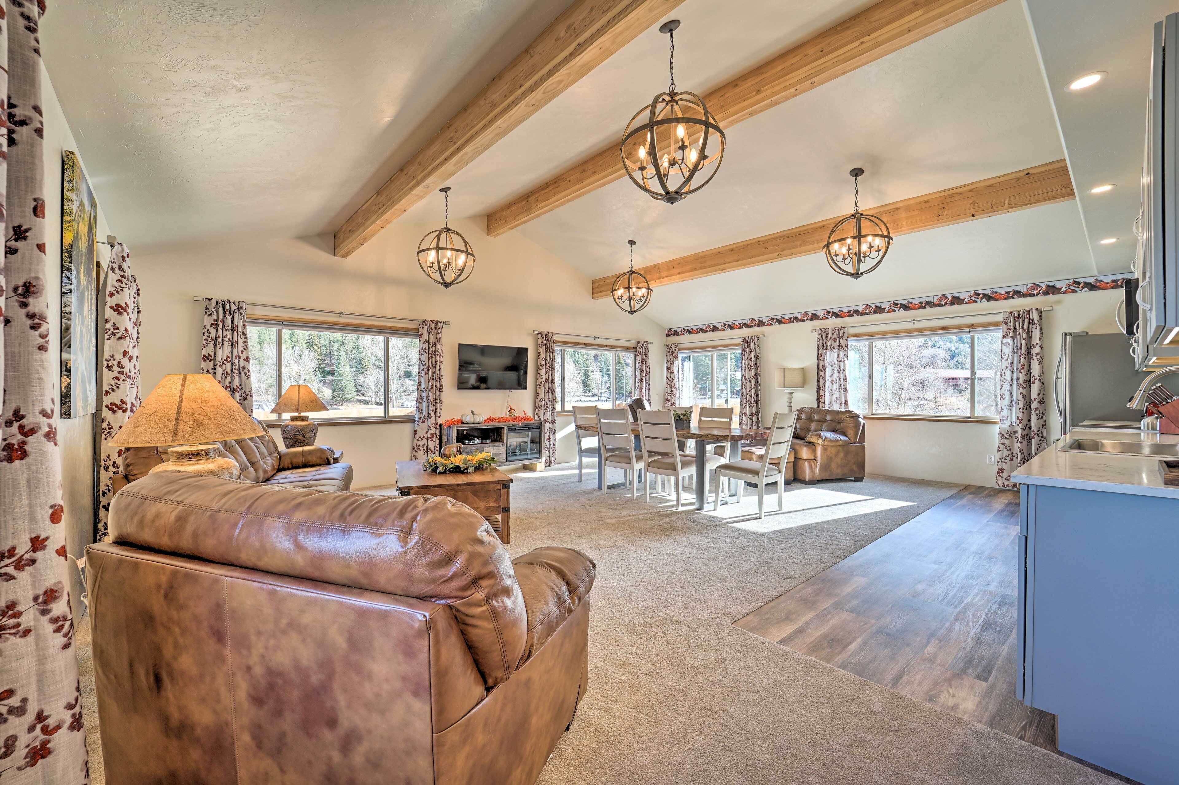 Contemporary Home Along Ouray's River Walk!