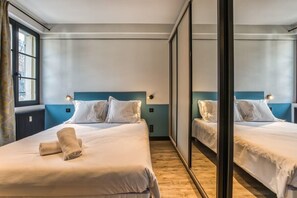 2 bedrooms, iron/ironing board, travel crib, WiFi