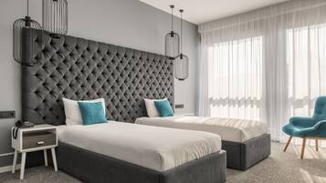 Minibar, caja de seguridad en la habitación y sistema de insonorización