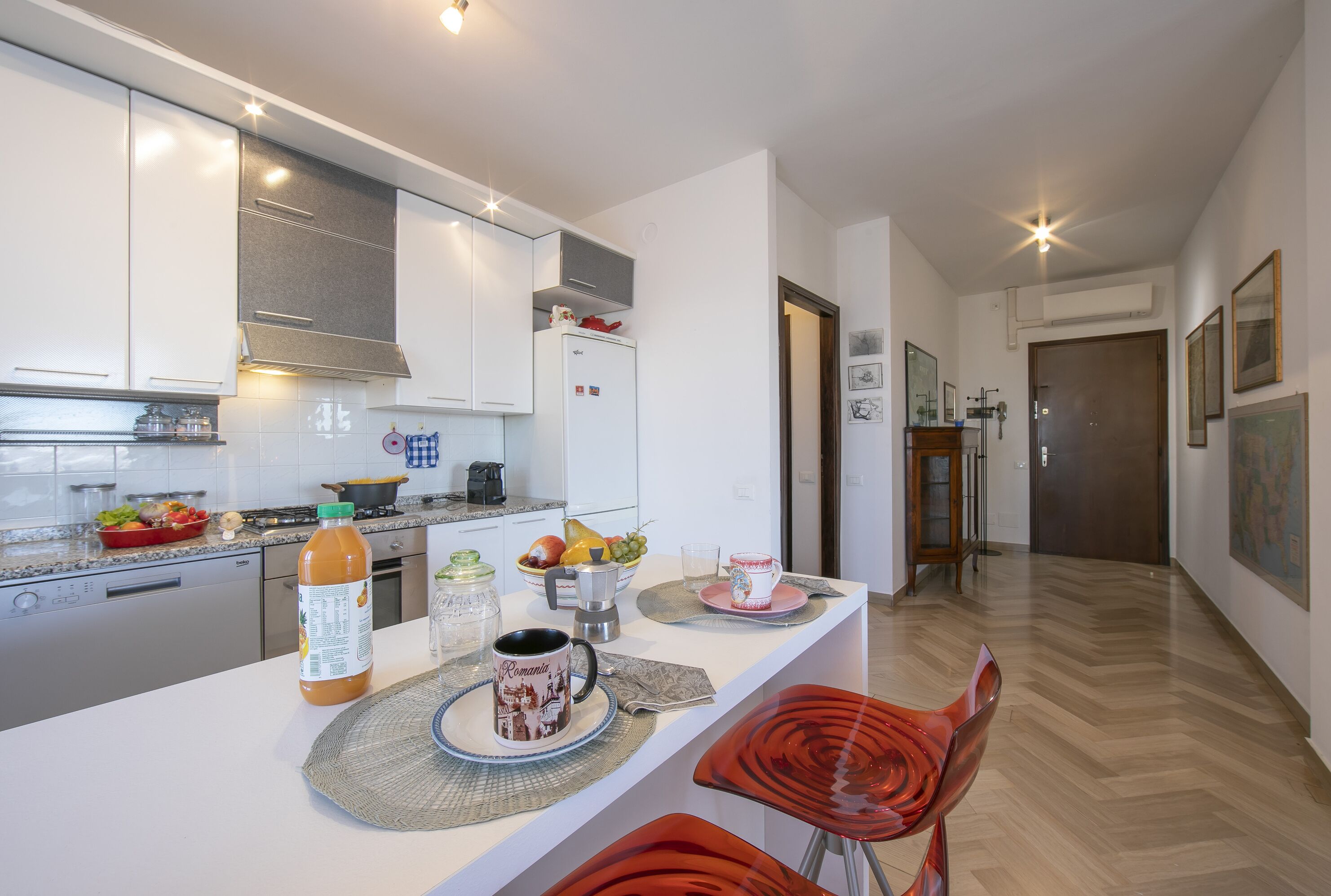 냉장고, 전자레인지, 오븐, 쿡탑