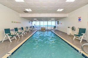 Indoor pool, a heated pool