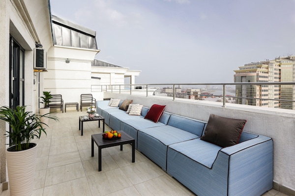 Terrasse sur le toit