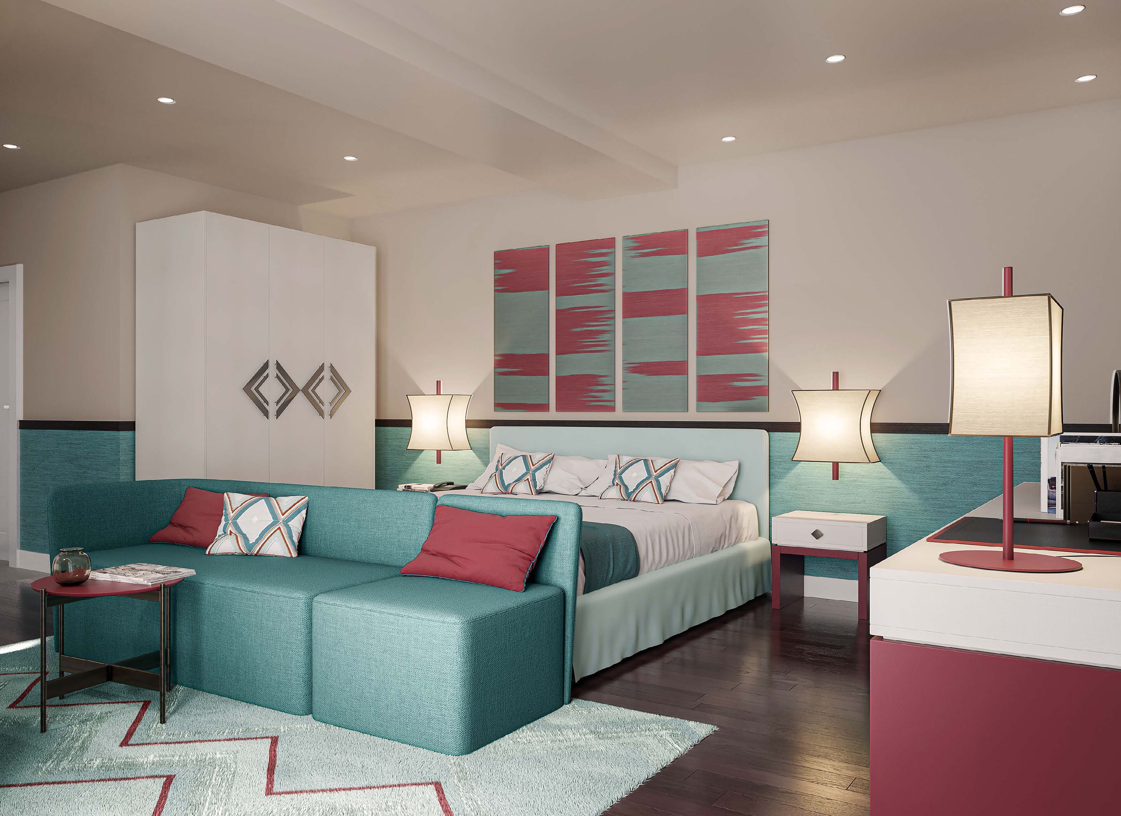 Premium bedding, in-room safe, desk, laptop workspace