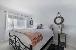 1 غرفة نوم وواي فاي وملاءات أسرّة